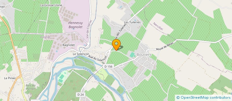 localisation de l'entreprise GEOGARDEN à BOUTIERS-SAINT-TROJAN