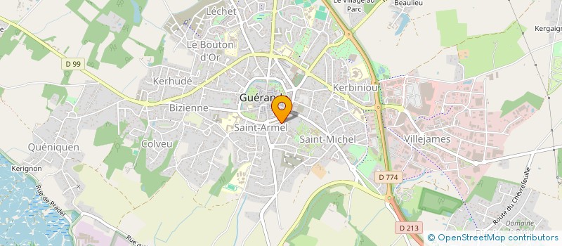 localisation de l'entreprise GEOGEMS à GUERANDE