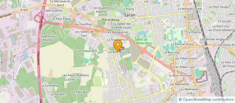 localisation de l'entreprise GEOGRANJU  SARAN