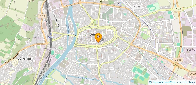 localisation de l'entreprise GEOGRAPHIES  SENS