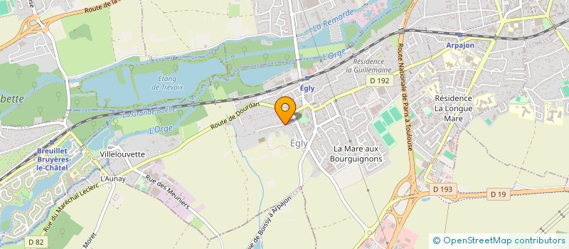 localisation de l'entreprise GEOHD à EGLY