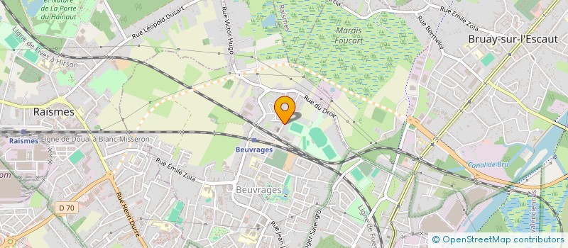 localisation de l'entreprise GEOIMMO  BEUVRAGES