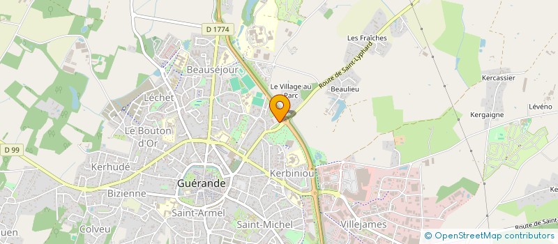 localisation de l'entreprise GEOIMMO  GUERANDE