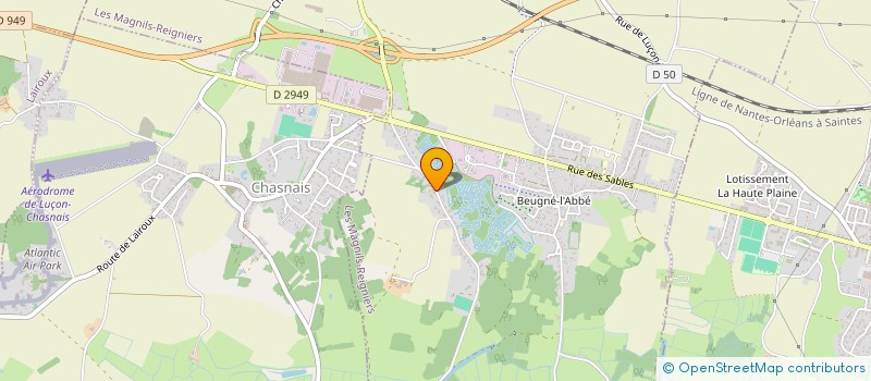 localisation de l'entreprise GEOKAIROS  LES MAGNILS-REIGNIERS