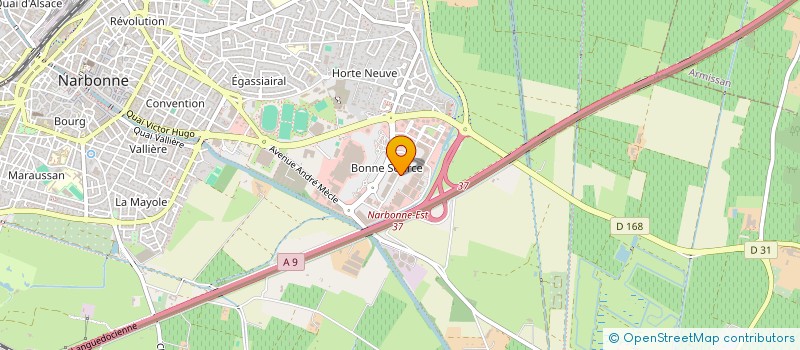 localisation de l'entreprise GEOKEV à NARBONNE