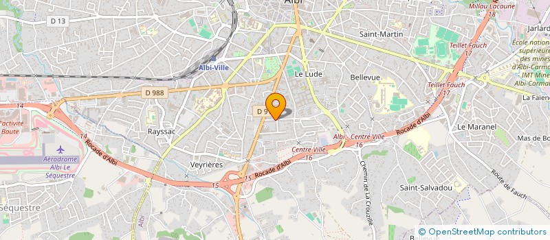 localisation de l'entreprise GEOLE à ALBI