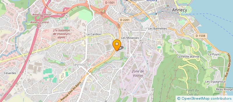 localisation de l'entreprise GEOLEAD à ANNECY
