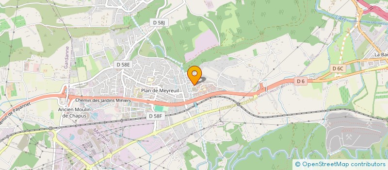 localisation de l'entreprise GEOLENS  MEYREUIL