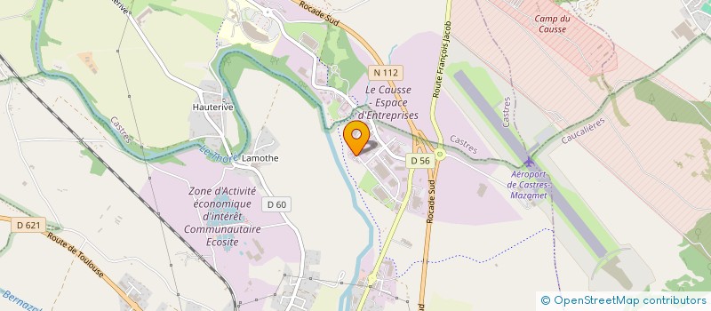 localisation de l'entreprise GEOLEZY  LABRUGUIERE