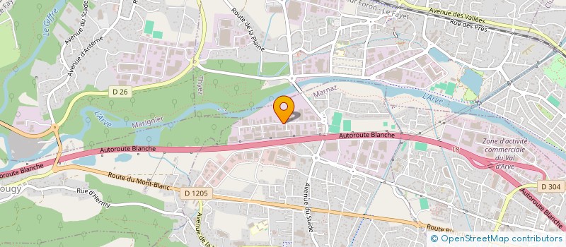 localisation de l'entreprise GEOLINE  MARNAZ