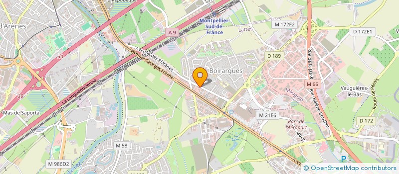 localisation de l'entreprise GEOLINK à LATTES