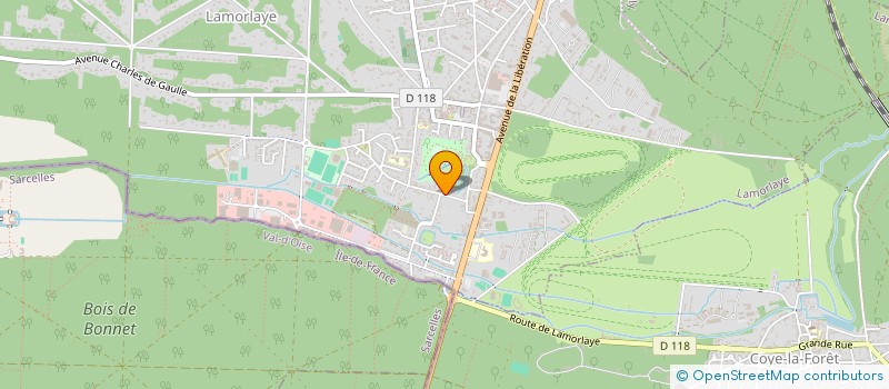 localisation de l'entreprise GEOLINOTE  LAMORLAYE