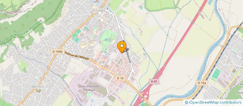 localisation de l'entreprise GEOLITHE à CROLLES