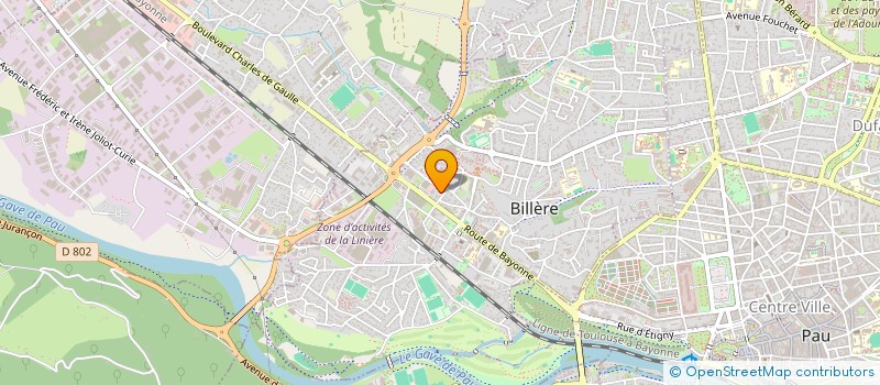 localisation de l'entreprise GEOLIV SARL  BILLERE