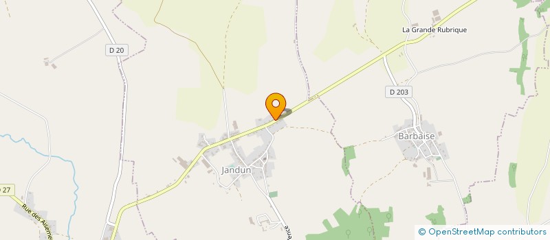 localisation de l'entreprise GEOLOC à JANDUN