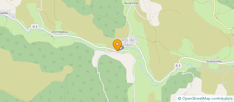 localisation de l'entreprise GEOLOZERE à MONT LOZERE ET GOULET