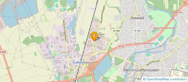 localisation de l'entreprise GEOLPA  OSTWALD