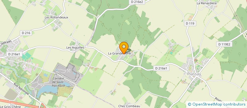 localisation de l'entreprise GEOLUMA  PLASSAY