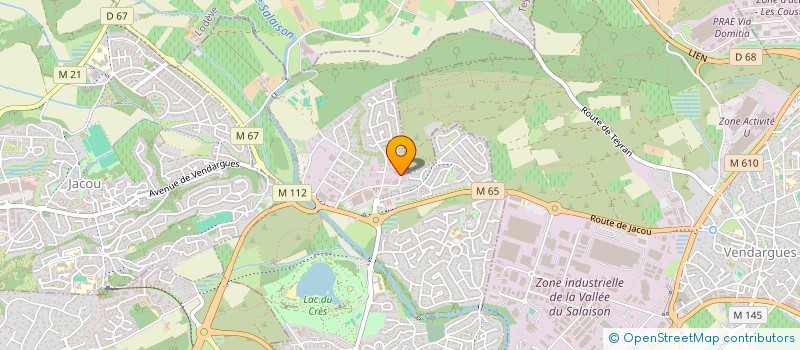 localisation de l'entreprise GEOLYS  LE CRES