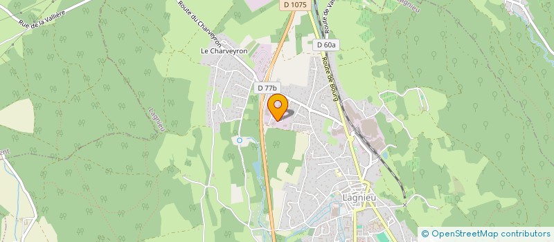 localisation de l'entreprise GEOM à LAGNIEU