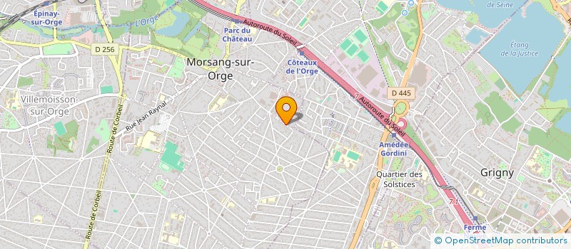 localisation de l'entreprise GEOMA à MORSANG-SUR-ORGE