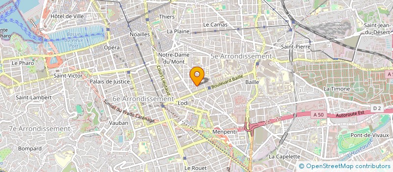 localisation de l'entreprise GEOMAK à MARSEILLE