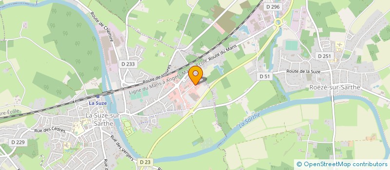 localisation de l'entreprise GEOMANS à LE MANS