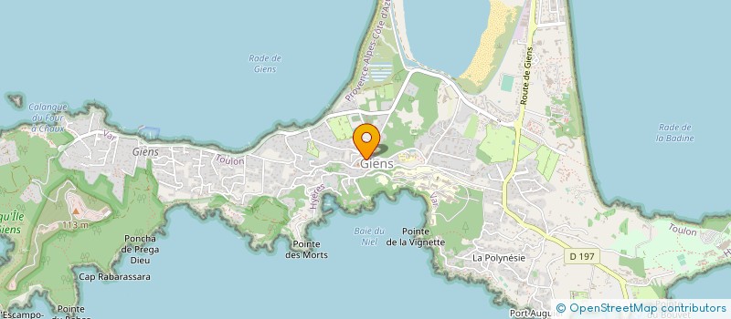 localisation de l'entreprise GEOMAR à HYERES