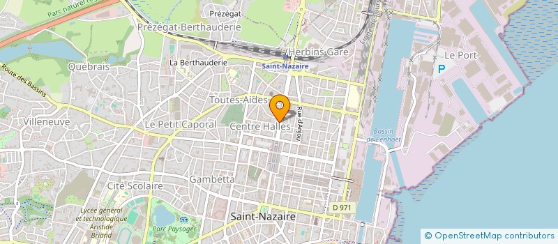 localisation de l'entreprise GEOMATECH à SAINT-NAZAIRE