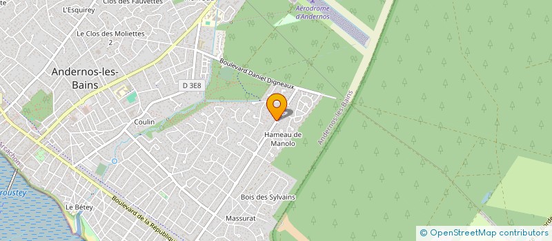 localisation de l'entreprise GEOMAX  ANDERNOS-LES-BAINS