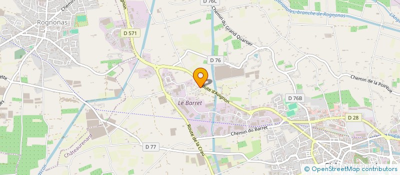 localisation de l'entreprise GEOMEDICA  CHATEAURENARD