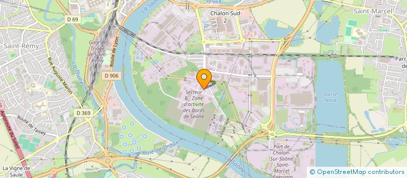 localisation de l'entreprise GEOMETR-X PARTNER à CHALON-SUR-SAONE