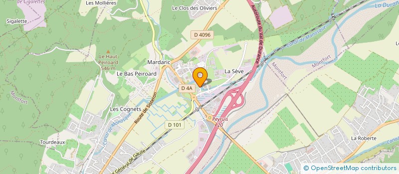 localisation de l'entreprise GEOMETRE EN PROVENCE à CHATEAUNEUF-VAL-SAINT-DONAT