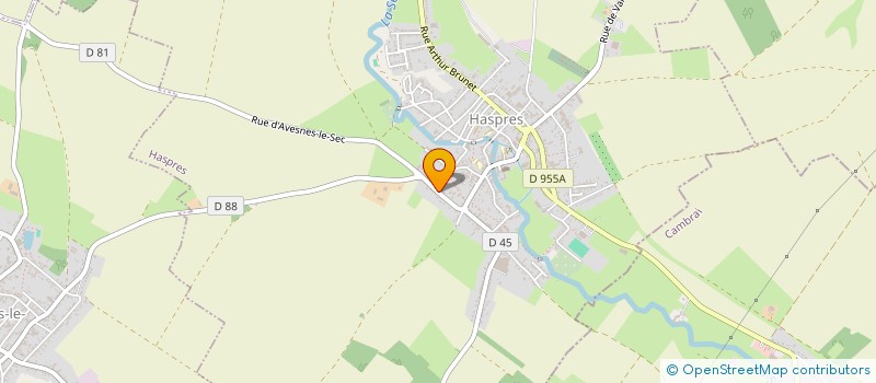 localisation de l'entreprise GEOMETRE TOPOGRAPHE ANALYSE PRECISION  HASPRES