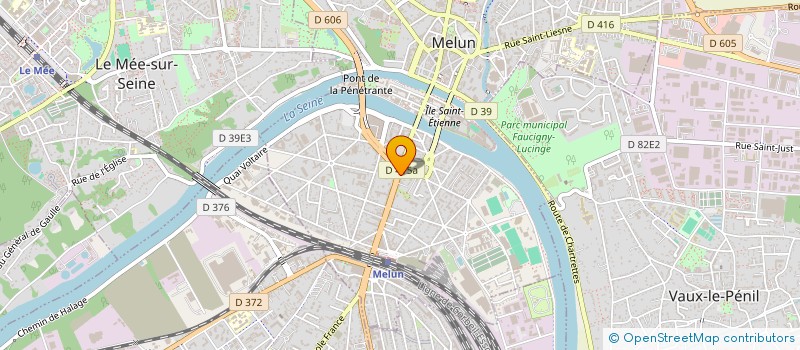 localisation de l'entreprise GEOMETRES DEPRAITER à MELUN