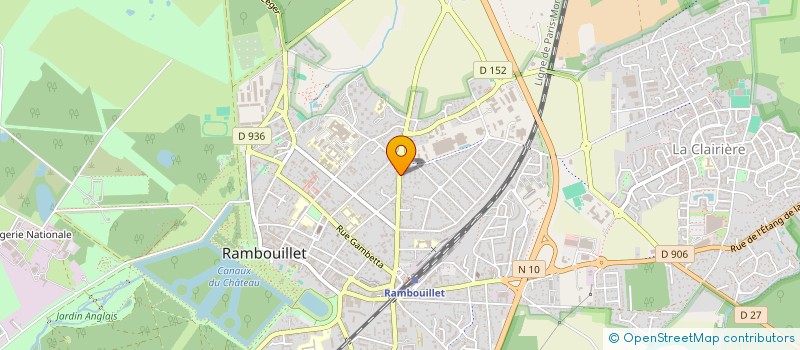 localisation de l'entreprise GEOMETRES EXPERTS FONCIERS ASSOCIES (GEFA) à RAMBOUILLET