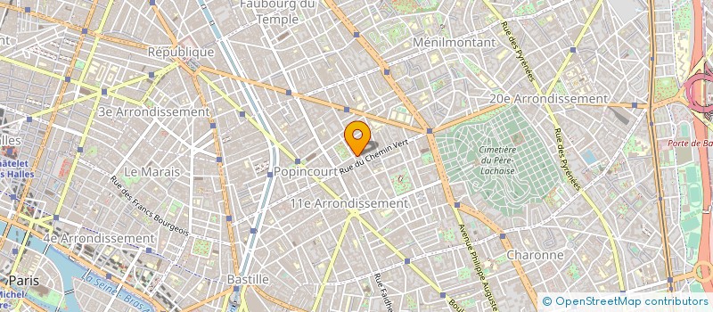 localisation de l'entreprise GEOMETRIE TELEMETRIE ASSISTANCE à PARIS