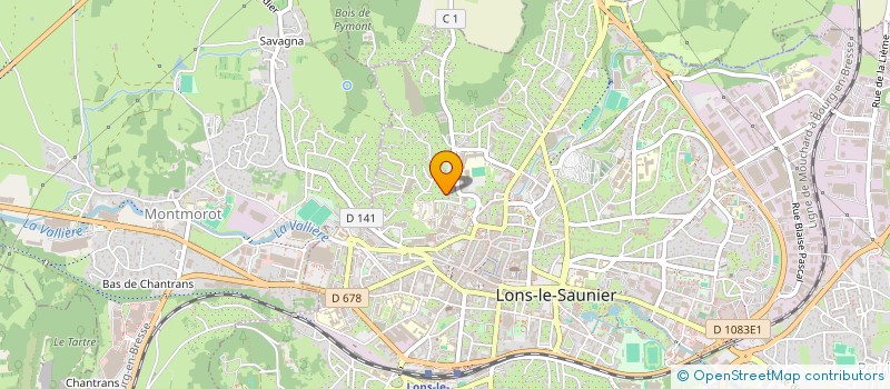 localisation de l'entreprise GEOMEX  LONS-LE-SAUNIER