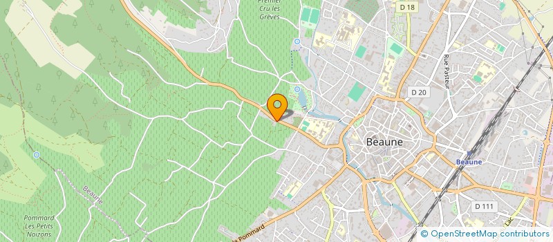 localisation de l'entreprise GEOMO à BEAUNE