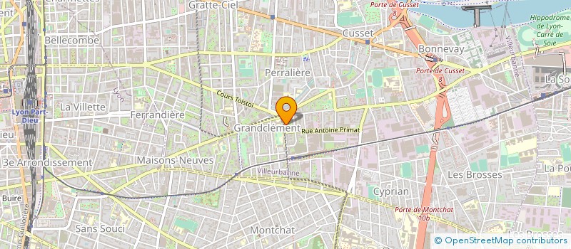 localisation de l'entreprise GEOMOD FRANCE INGENIEURS CONSEILS à VILLEURBANNE