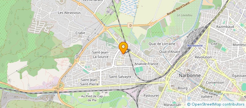localisation de l'entreprise GEOMYD à NARBONNE