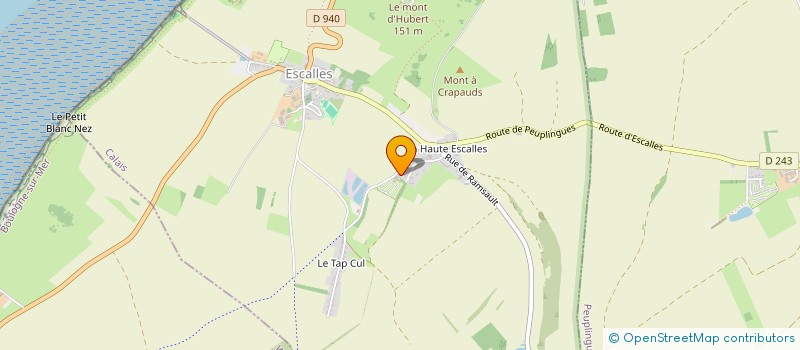 localisation de l'entreprise GEONEMO  ESCALLES