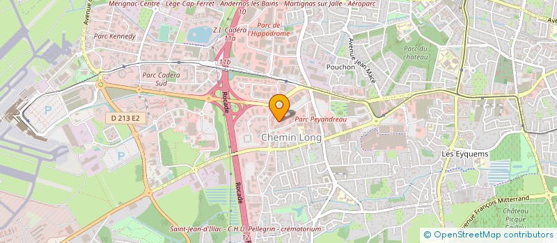 localisation de l'entreprise GEONESS à MERIGNAC
