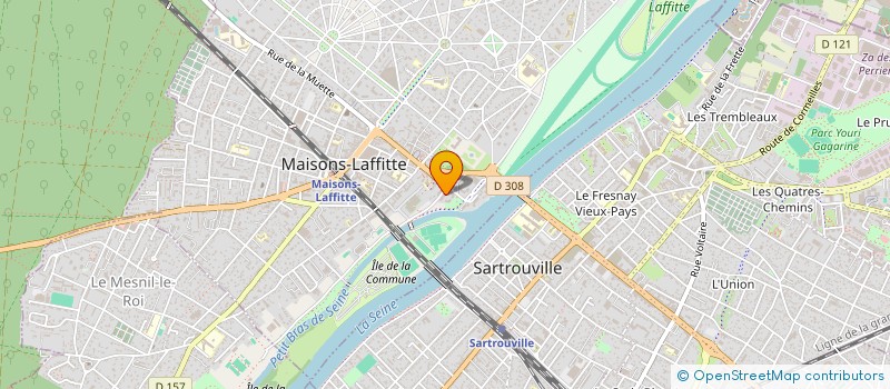 localisation de l'entreprise GEONITICS  MAISONS-LAFFITTE