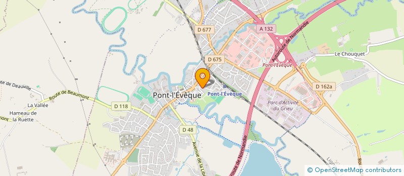 localisation de l'entreprise GEONORMANDIE  PONT L'EVEQUE