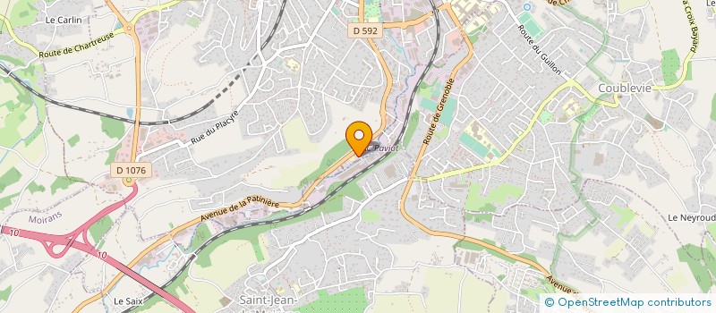 localisation de l'entreprise GEOPAC SERVICES à VOIRON