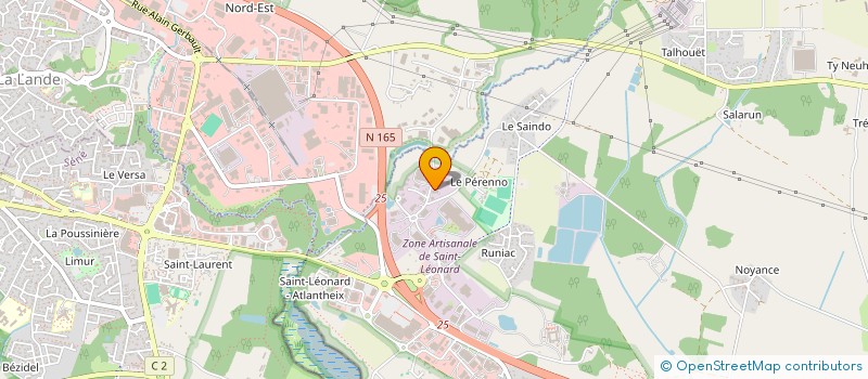 localisation de l'entreprise GEOPAR à THEIX-NOYALO