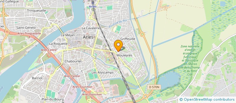 localisation de l'entreprise GEOPAT à ARLES