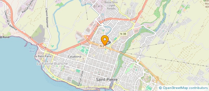 localisation de l'entreprise GEOPAYE à SAINT-PIERRE