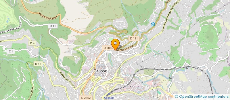 localisation de l'entreprise GEOPI FRANCE à GRASSE
